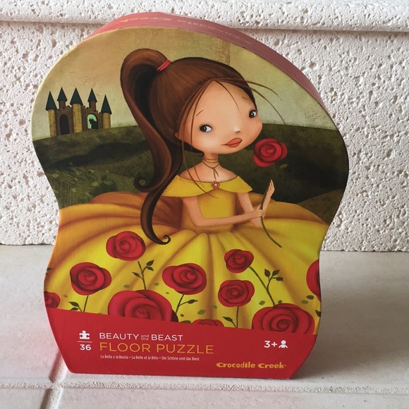 Crocodile Creek Beauty and The Beast Floor Puzzle - Picture 2 of 6